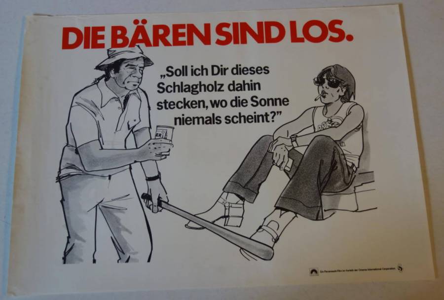 The Bad News Bears original release german movie poster set